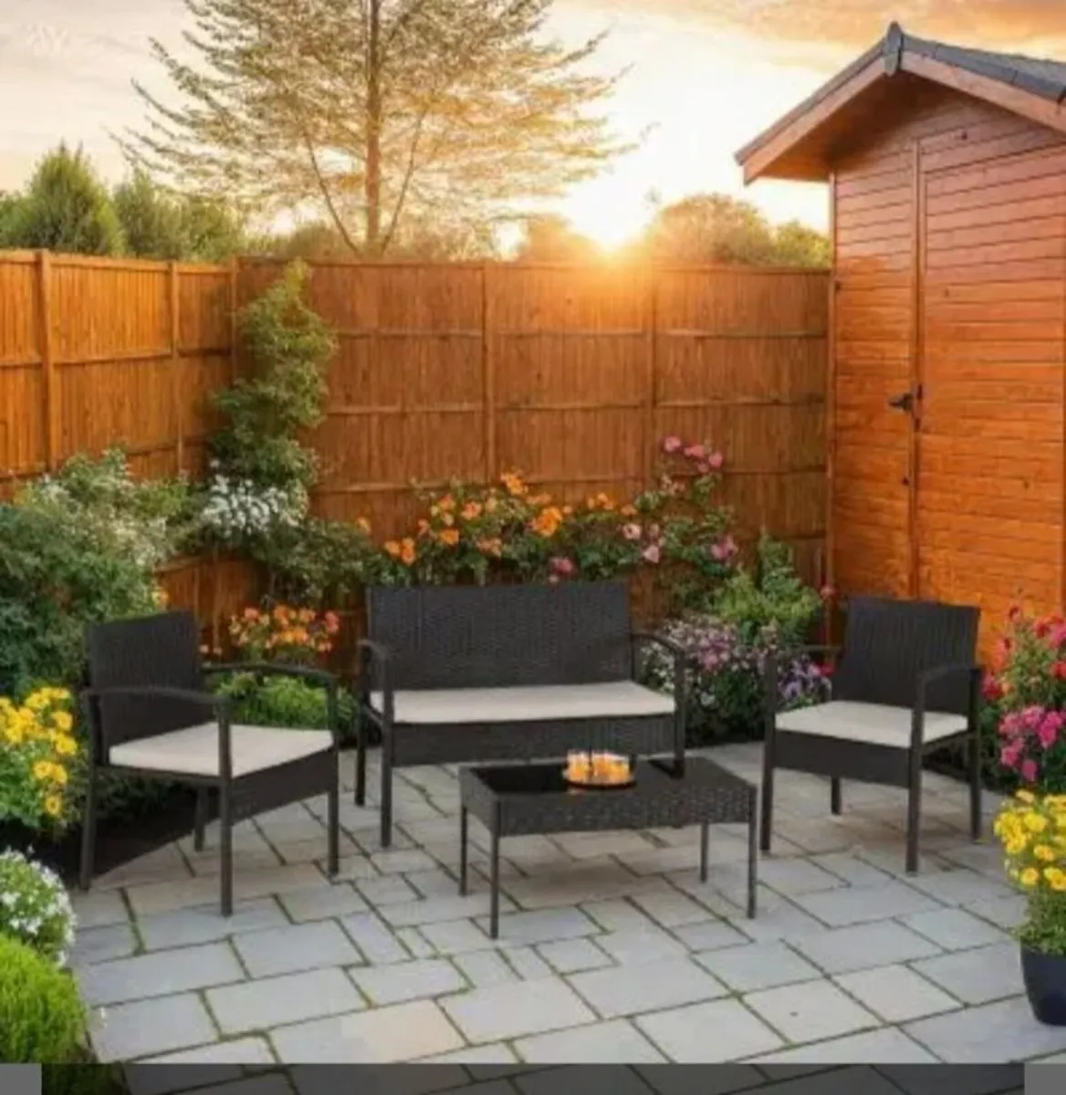 Cedar 4 Piece Garden Set - Image 2
