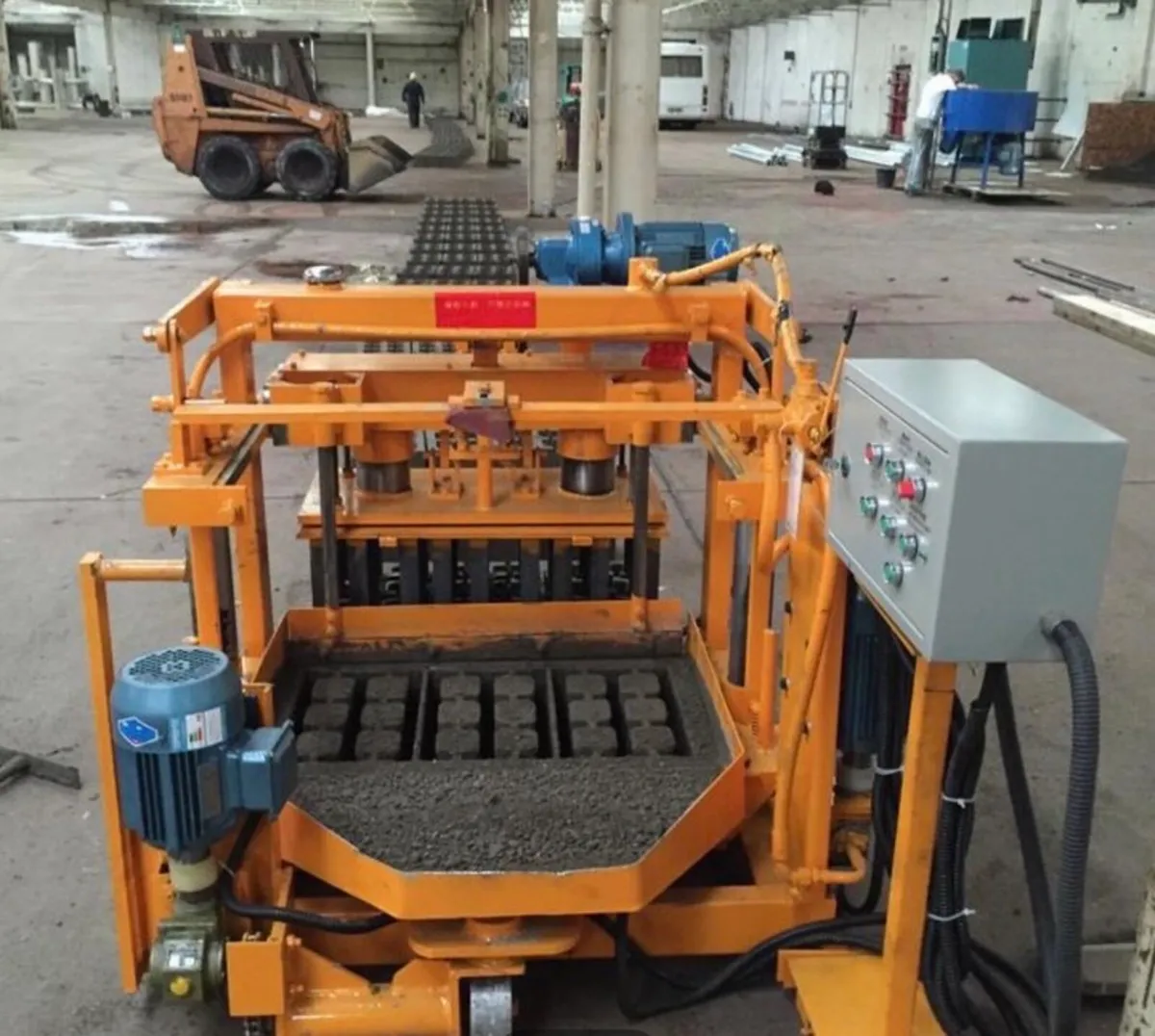 Automatic cement Block making machine - Image 1