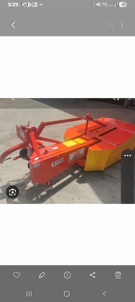 5ft 6"  lisicki Drum mower - Image 3