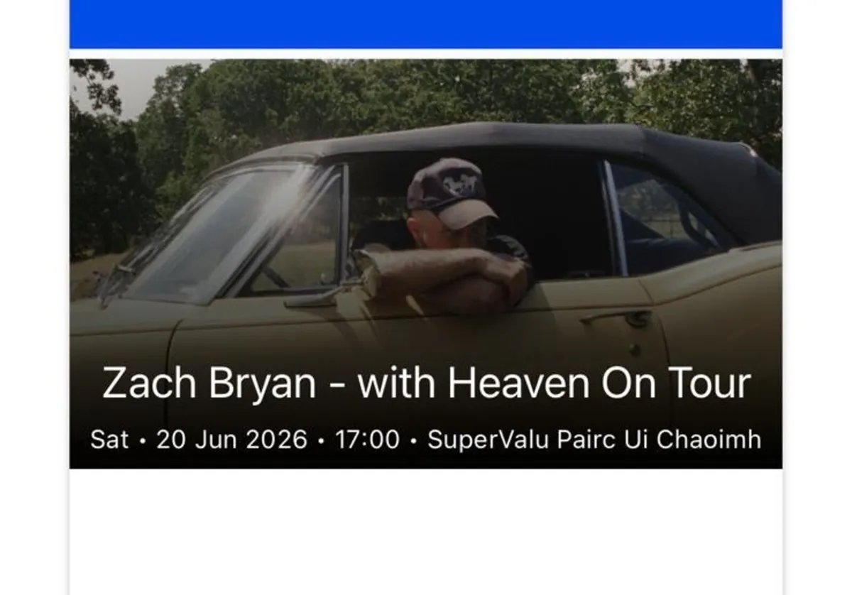 Zach Bryan Ticket