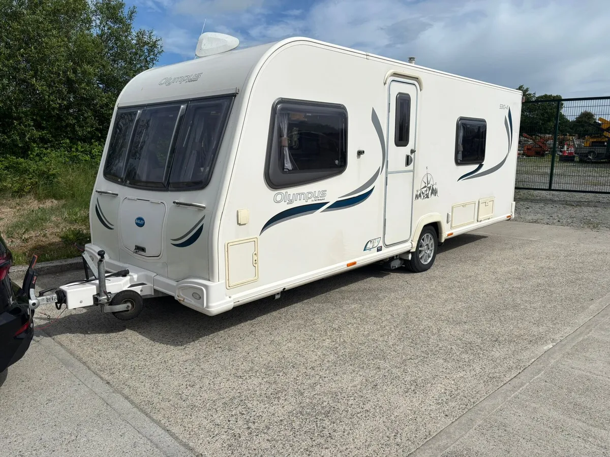 Bailey pegasus fixed bed caravan - Image 1