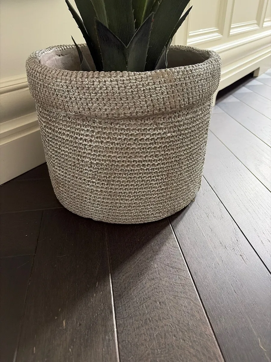 Large Artificial Plant with Ceramic Pot - Image 3