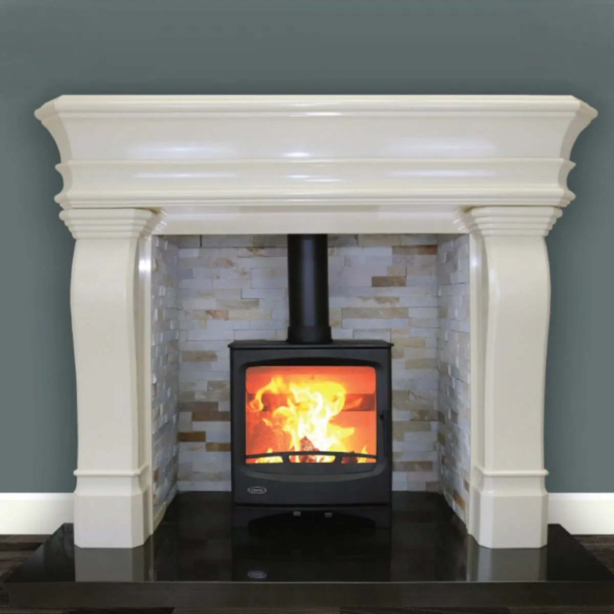 Atlantic Oyster 8 Wood Burning Stove - Image 2