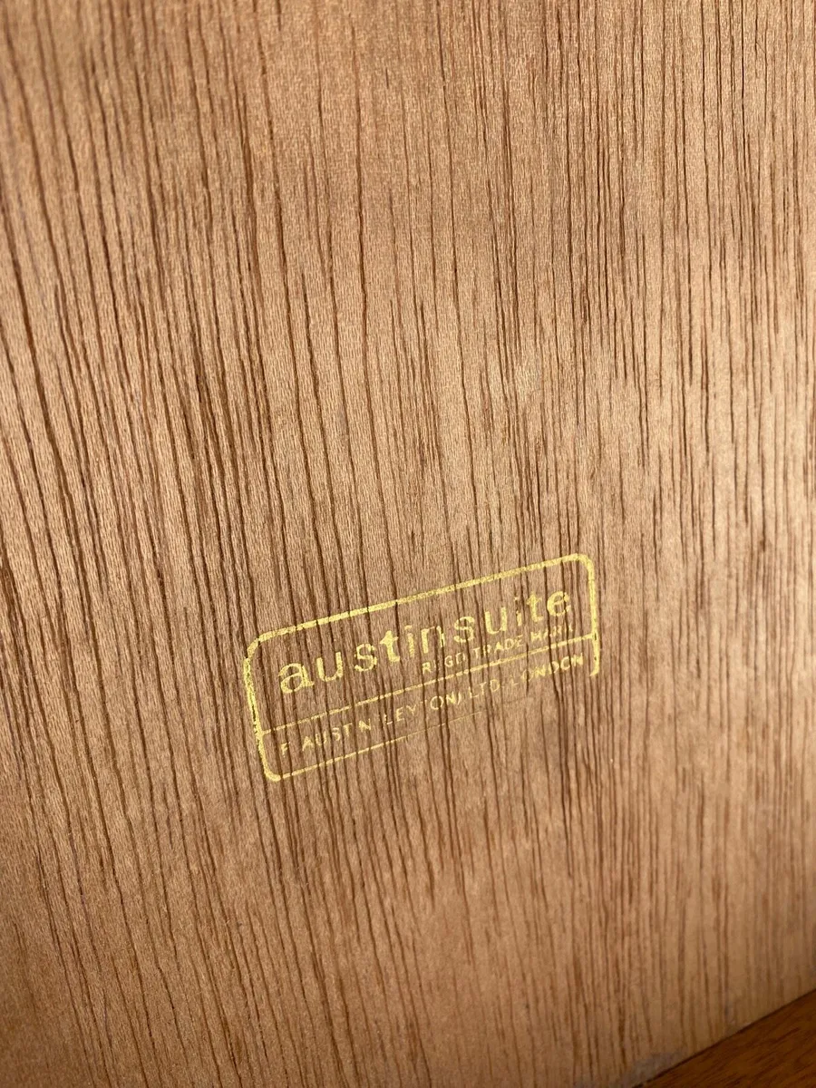 Mid Century Austinsuite Teak Tallboy Chest of - Image 4
