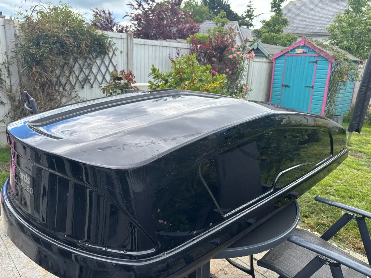 Halfords Large Duel side Opening Roof Box €250 Ono - Image 3