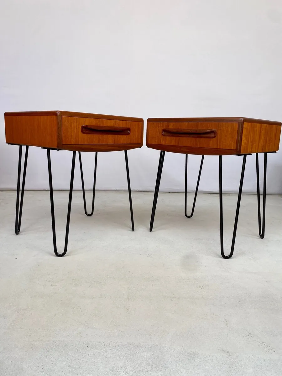 Pair of Mid Century G Plan Bedside Tables - Image 1
