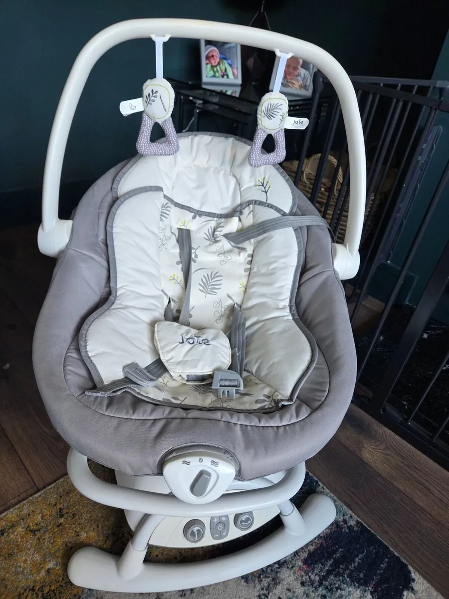 Joie Emeri 2-in-1 Baby Swing and Rocker Fern - Image 2