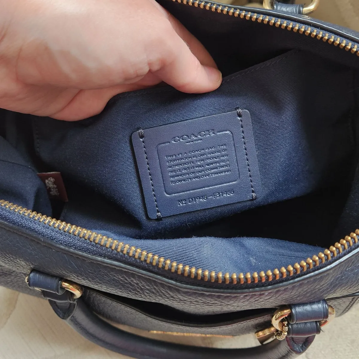 Authentic Coach bag - Image 4
