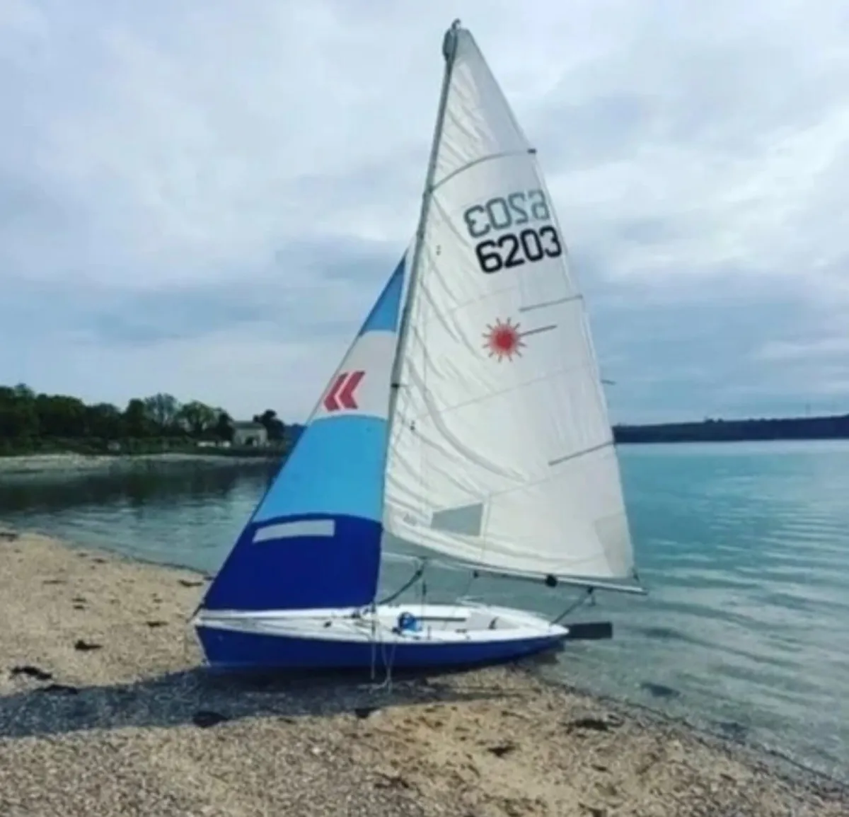 Laser II regatta sailing dinghy sail boat - Image 3