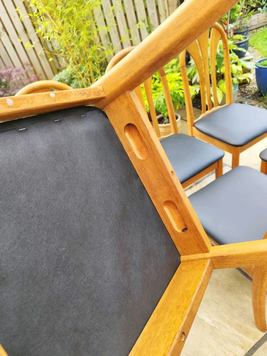 6 kitchen dining chairs - Image 4