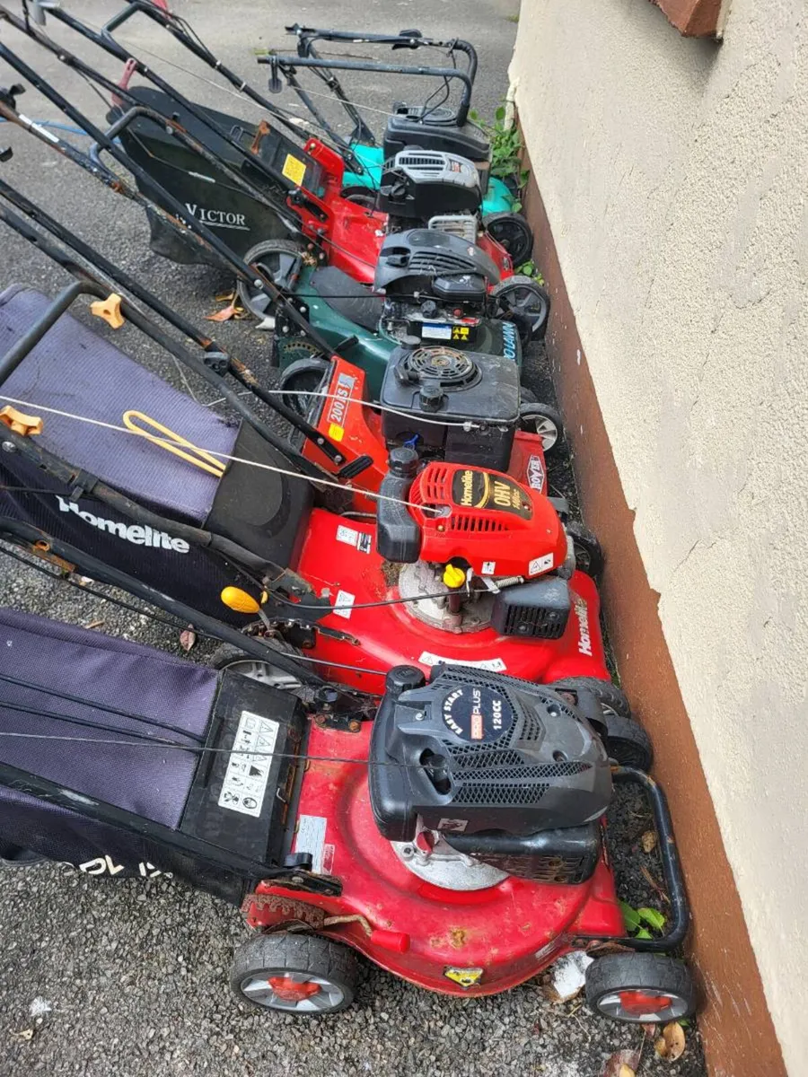 6 lawnmowers parts and repair