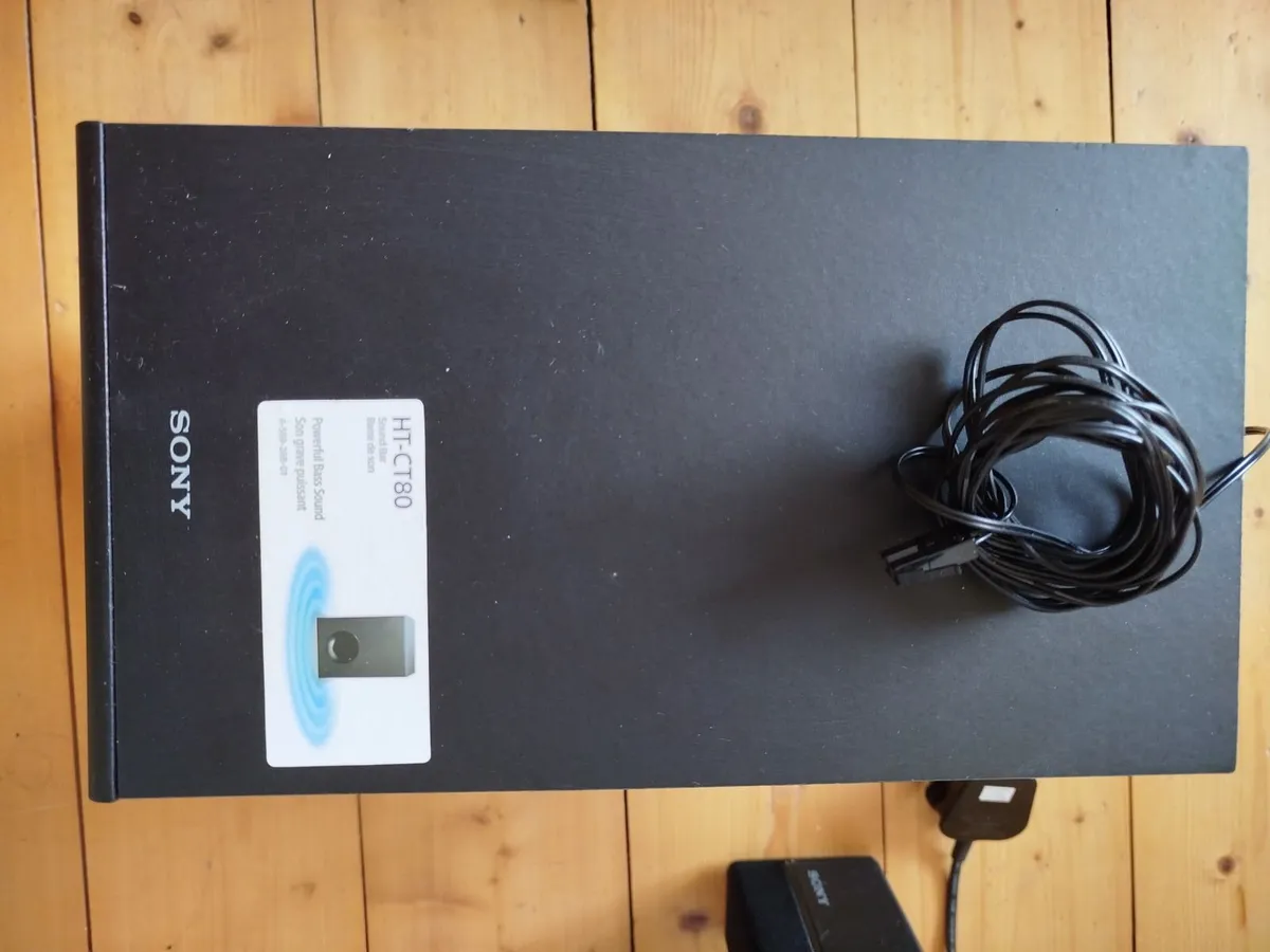 Sony Sound Bar HT-CT80 and subwoofer - Image 4