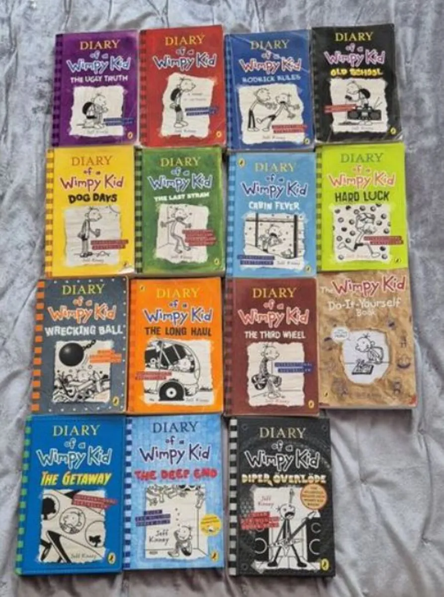 Wimpy Kid books. - Image 1