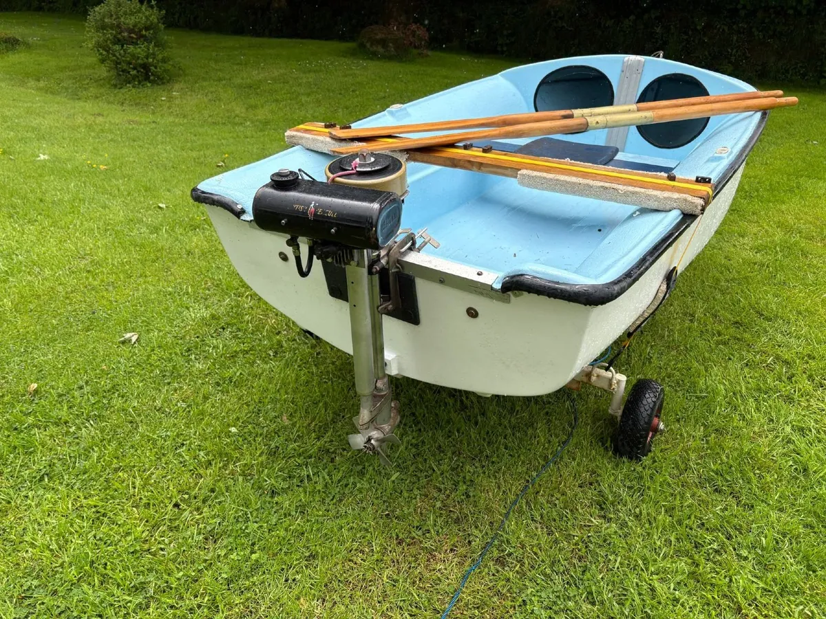 Tender Boat and Engine and trailer - Image 3