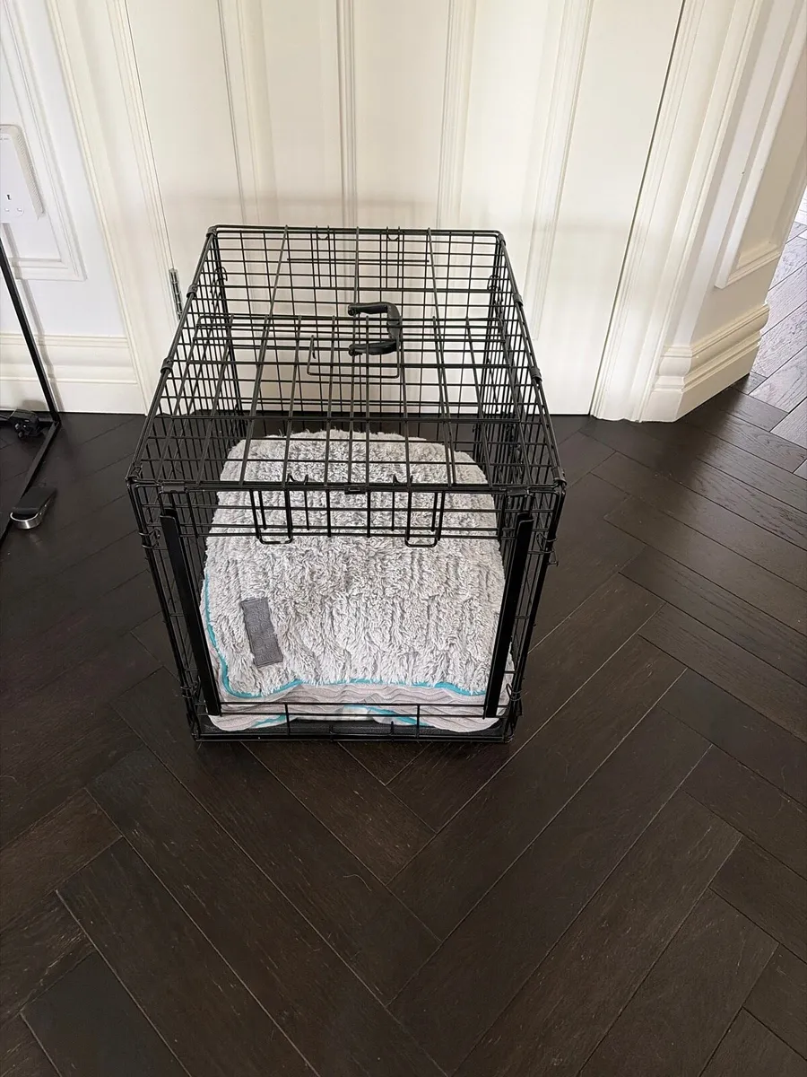 Dog Crate with cushion - Image 2