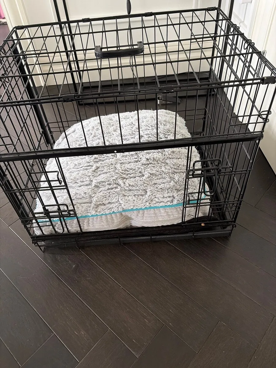 Dog Crate with cushion - Image 3
