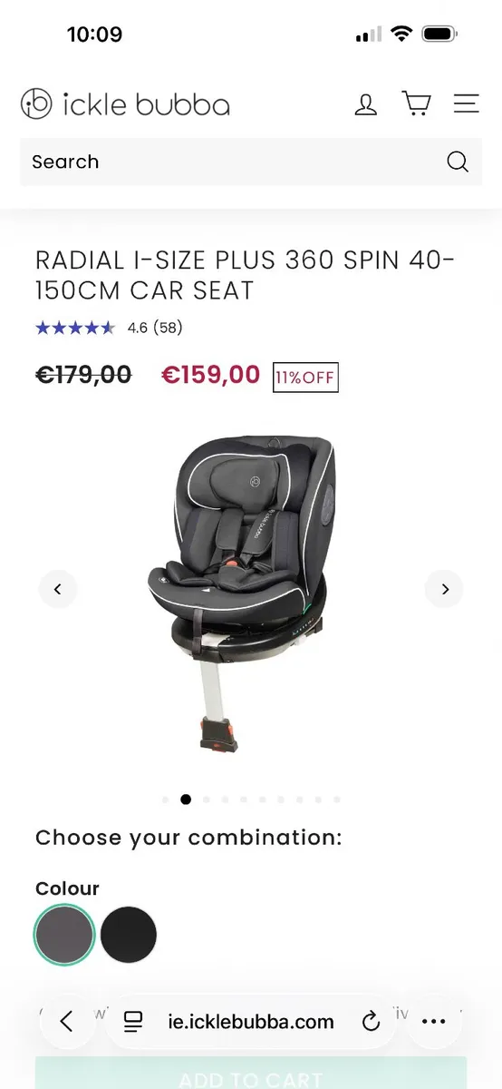 Pram, car seat and crib - Image 1
