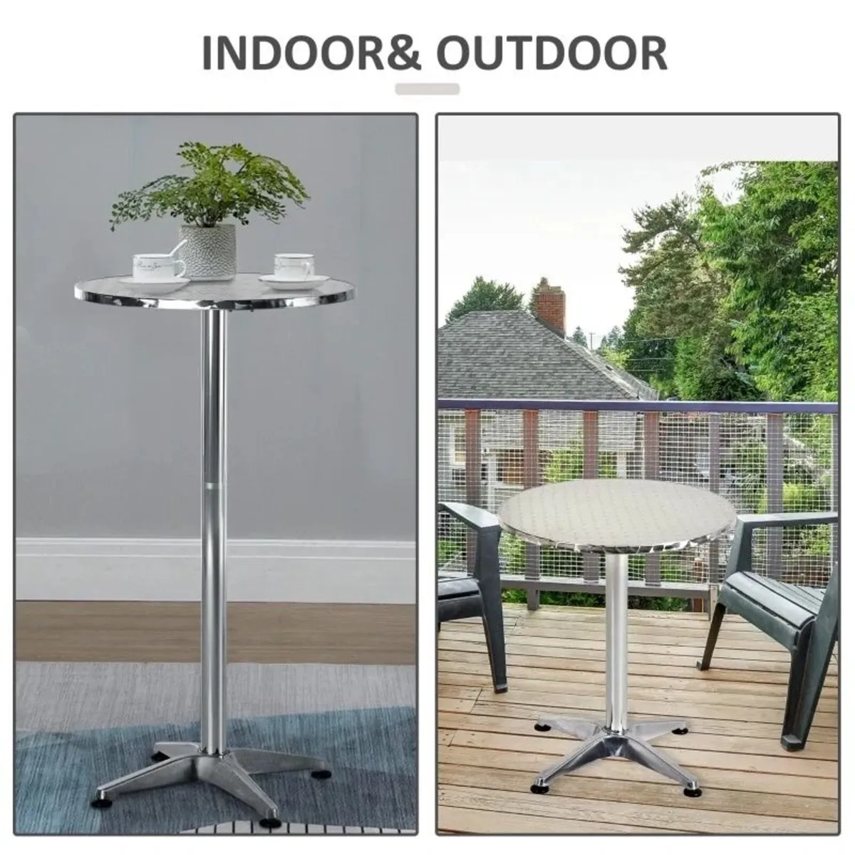 Round Bistro Table for Cafe Restaurant Use - Image 1