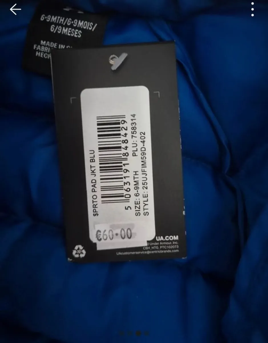 6/9 month Under Armour - Image 2
