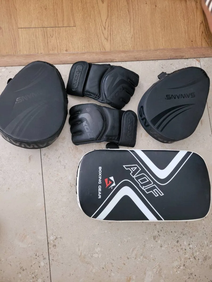 Rdx training gloves pair of mitts large Adf - Image 2