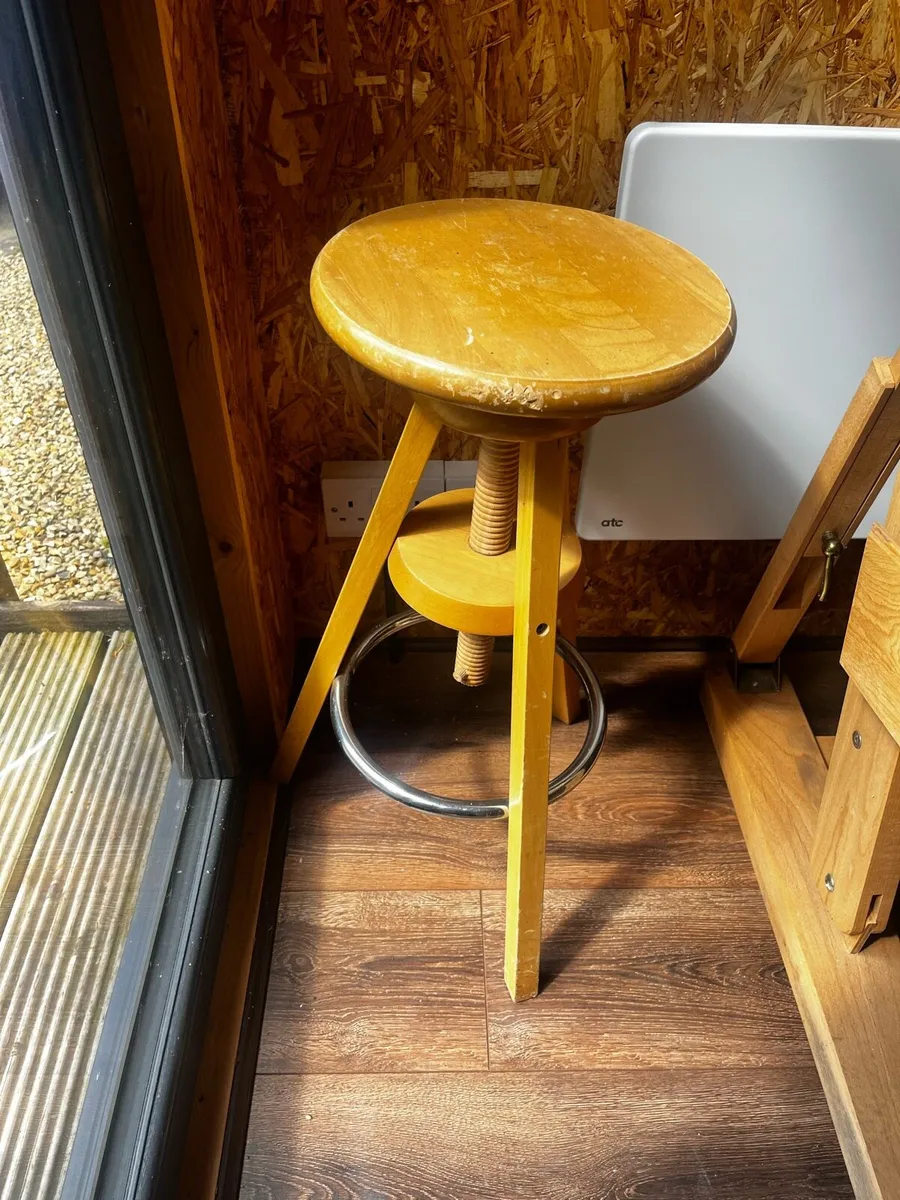 Wooden stool