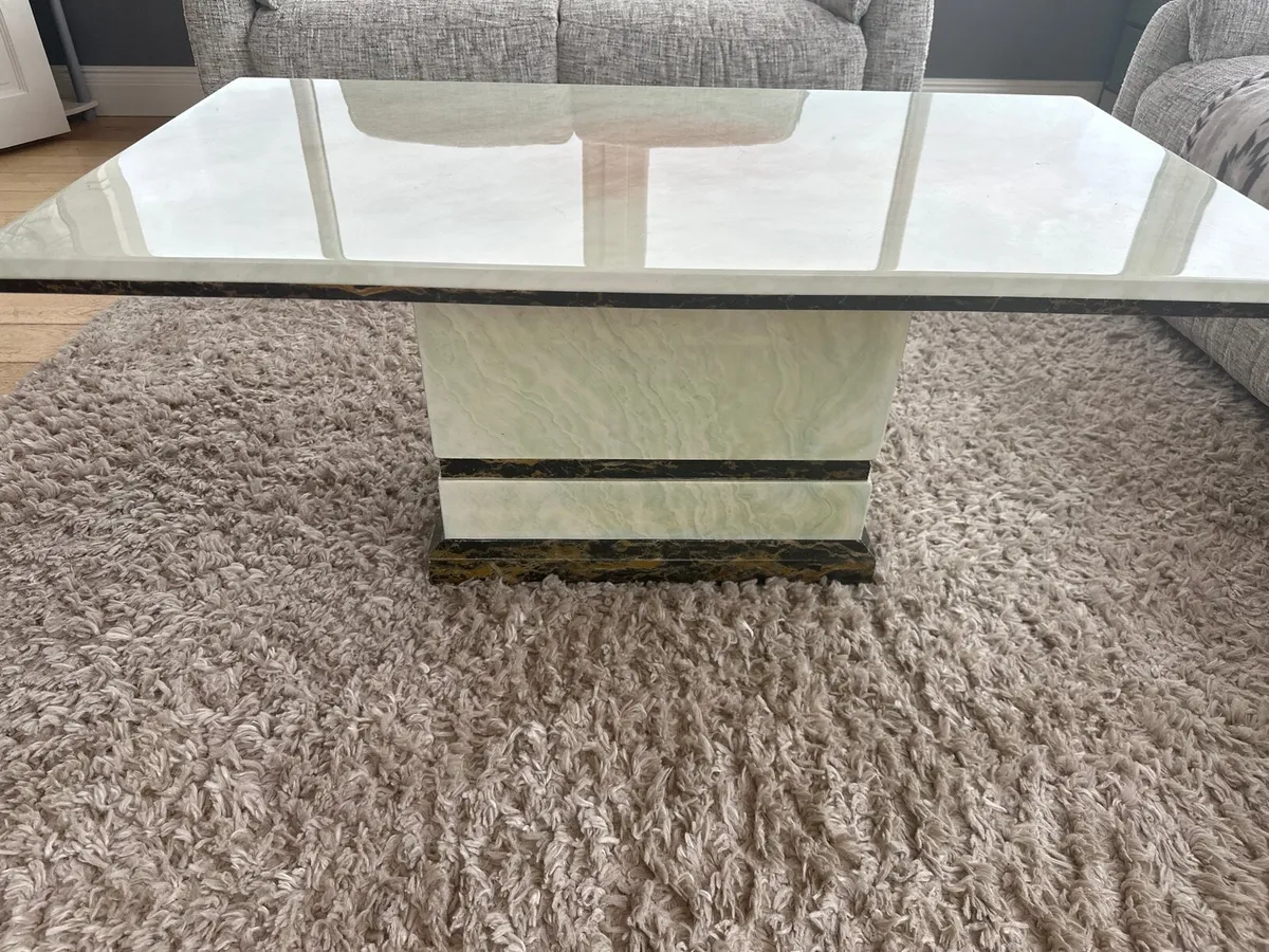 Marble coffee table - Image 3