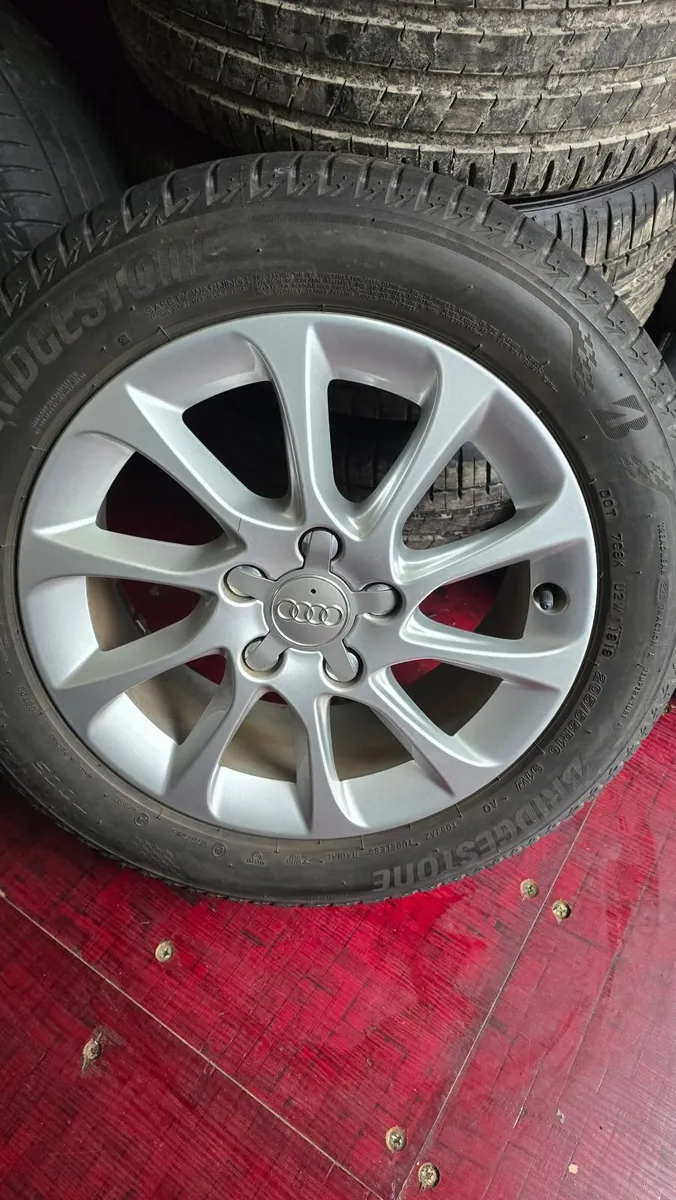 Genuine AUDI Alloys 16" & BRIDGESTONE Tyres - Image 2
