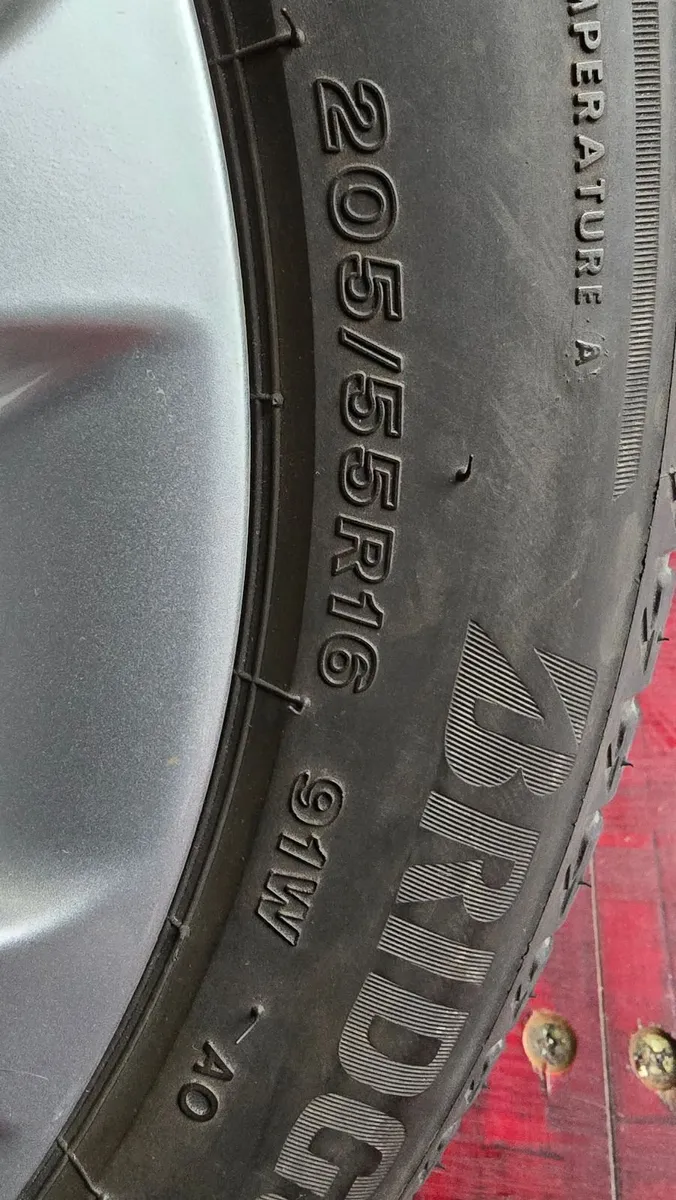 Genuine AUDI Alloys 16" & BRIDGESTONE Tyres - Image 3