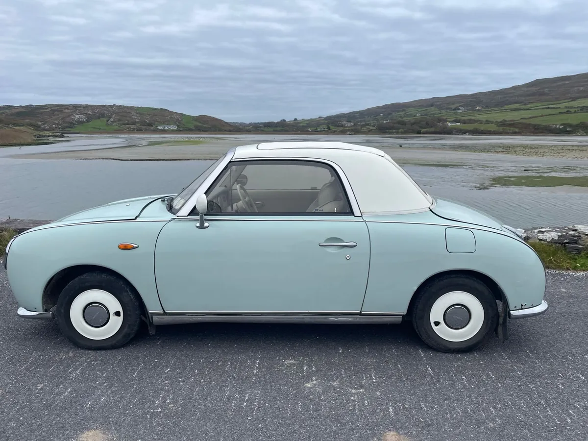 Nissan Figaro 1991 Aqua Blue - Image 3