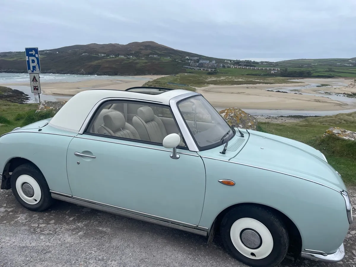 Nissan Figaro 1991 Aqua Blue - Image 4