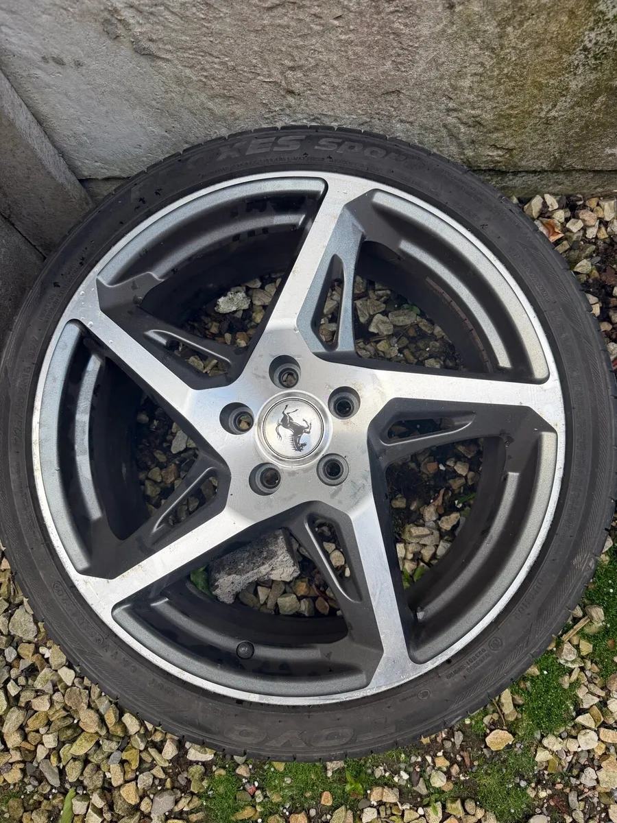 River alloys and tyres 5x112 18inch - Image 1