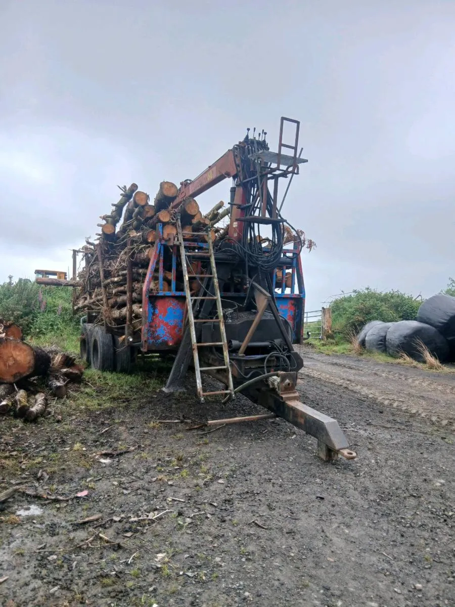 Log crane trailer - Image 1