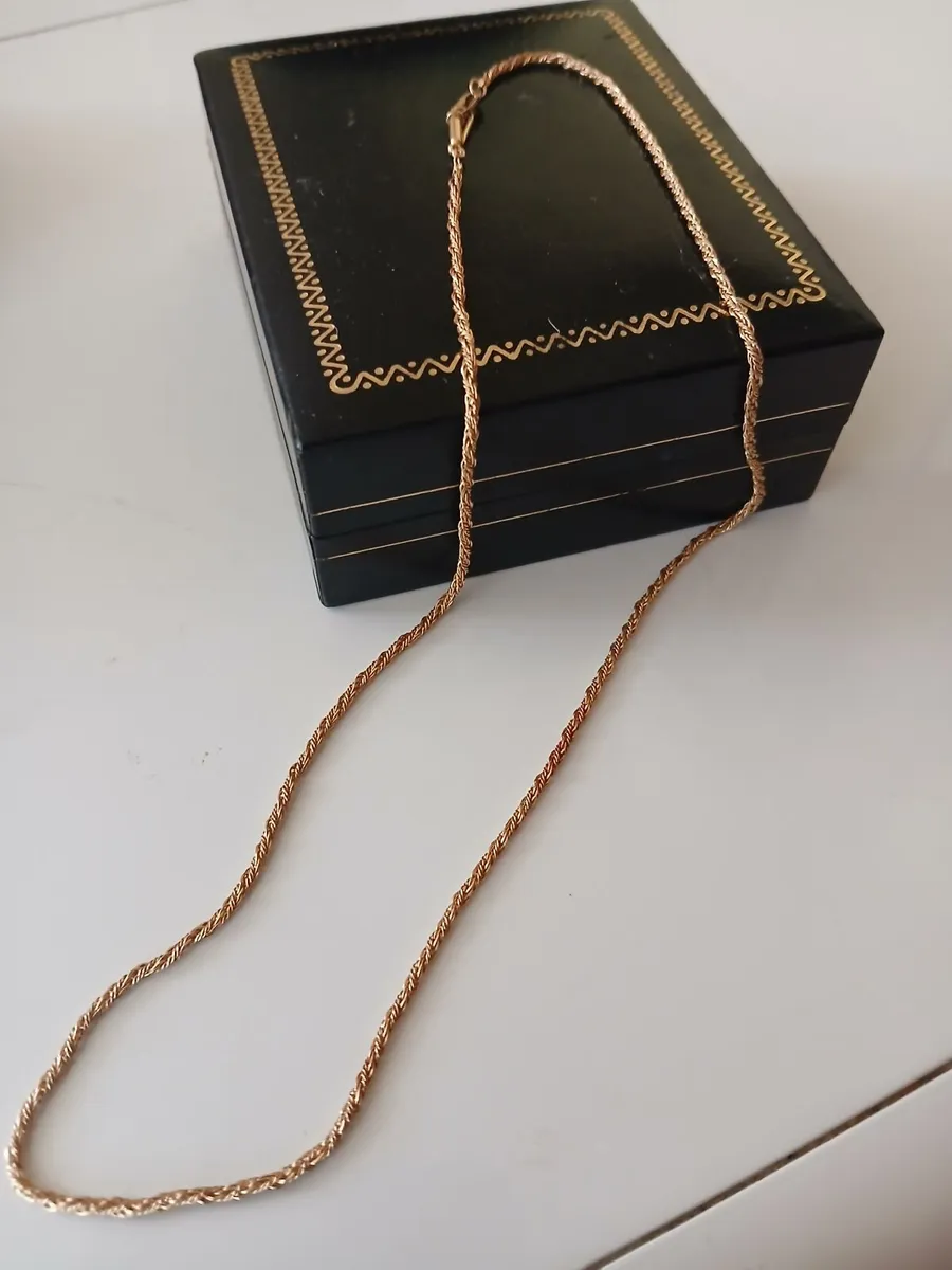 A vintage 14ct gold chain - Image 3