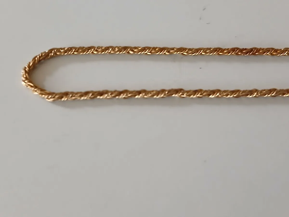 A vintage 14ct gold chain - Image 4