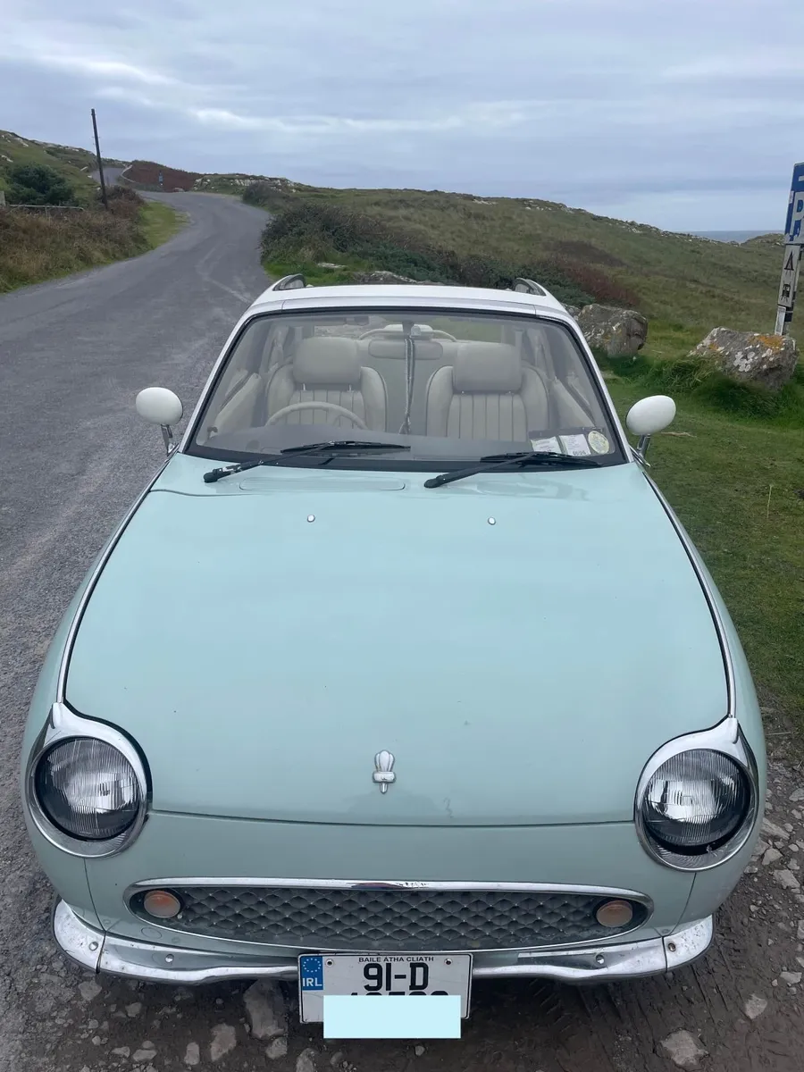 Nissan Figaro 1991 Aqua Blue - Image 1