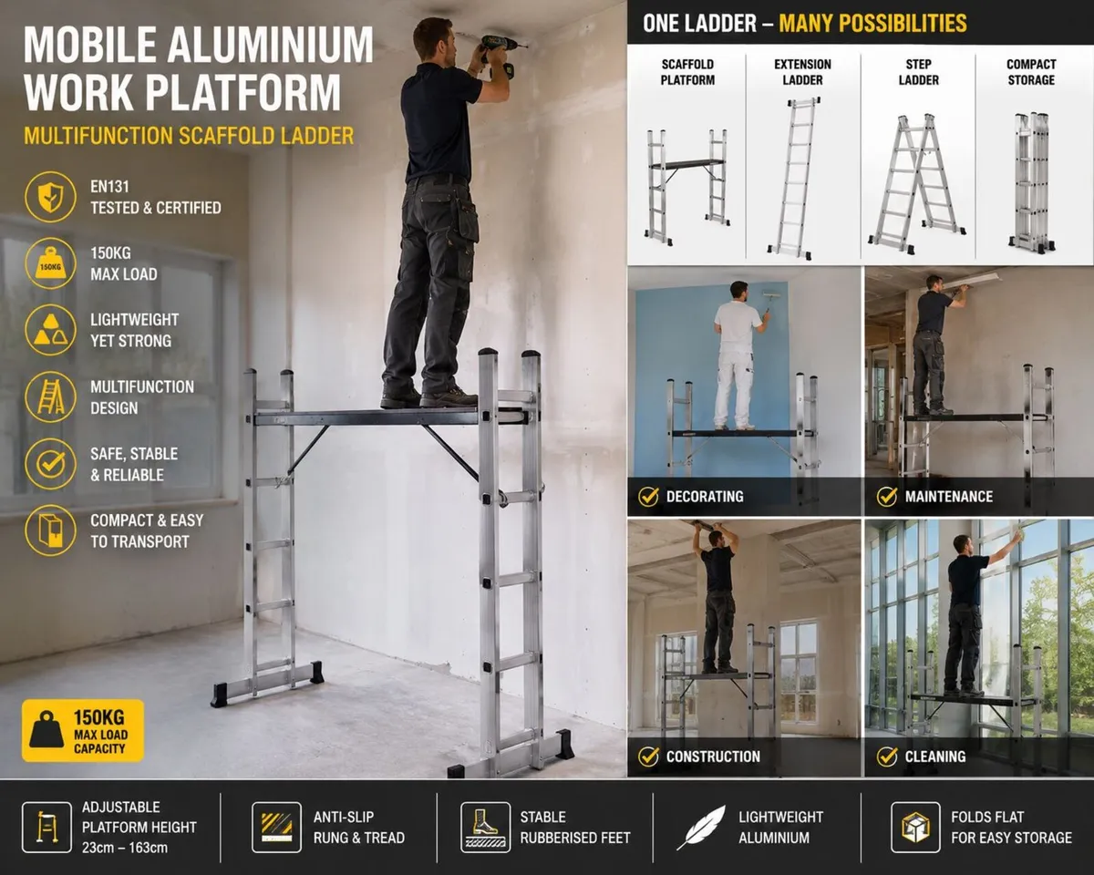Ladder Scaffold Platform - Image 1