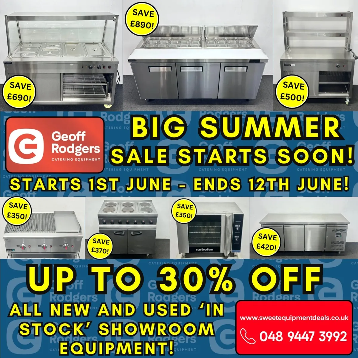 Up to 30% OFF Catering Equipment & Refrigeration - Image 1