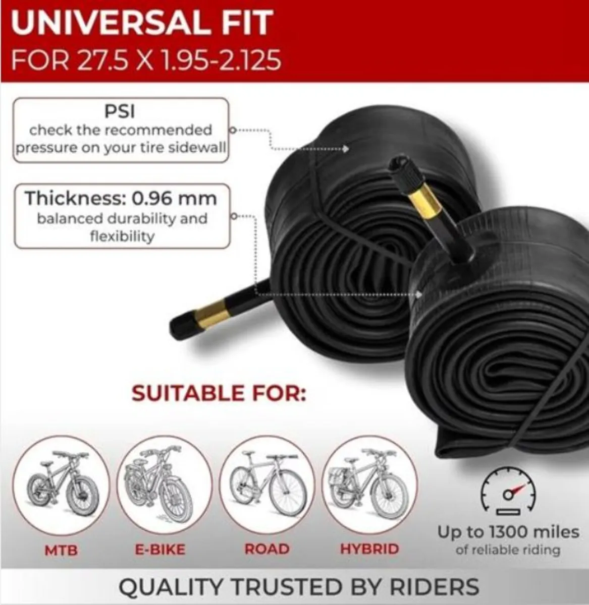 Bike tyre tubes. - Image 1
