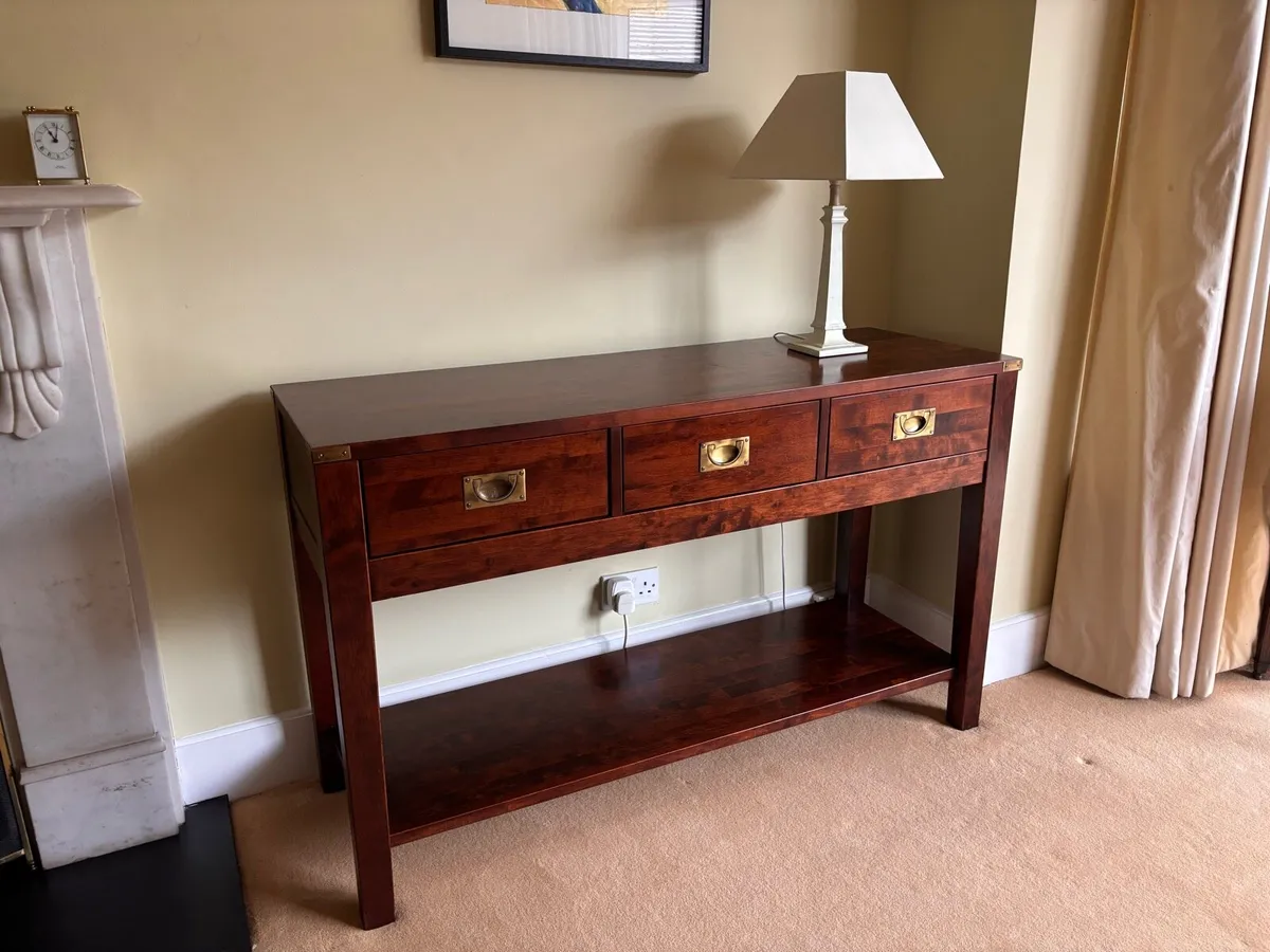 Laura Ashley 3 Drawer Console Table - Image 1