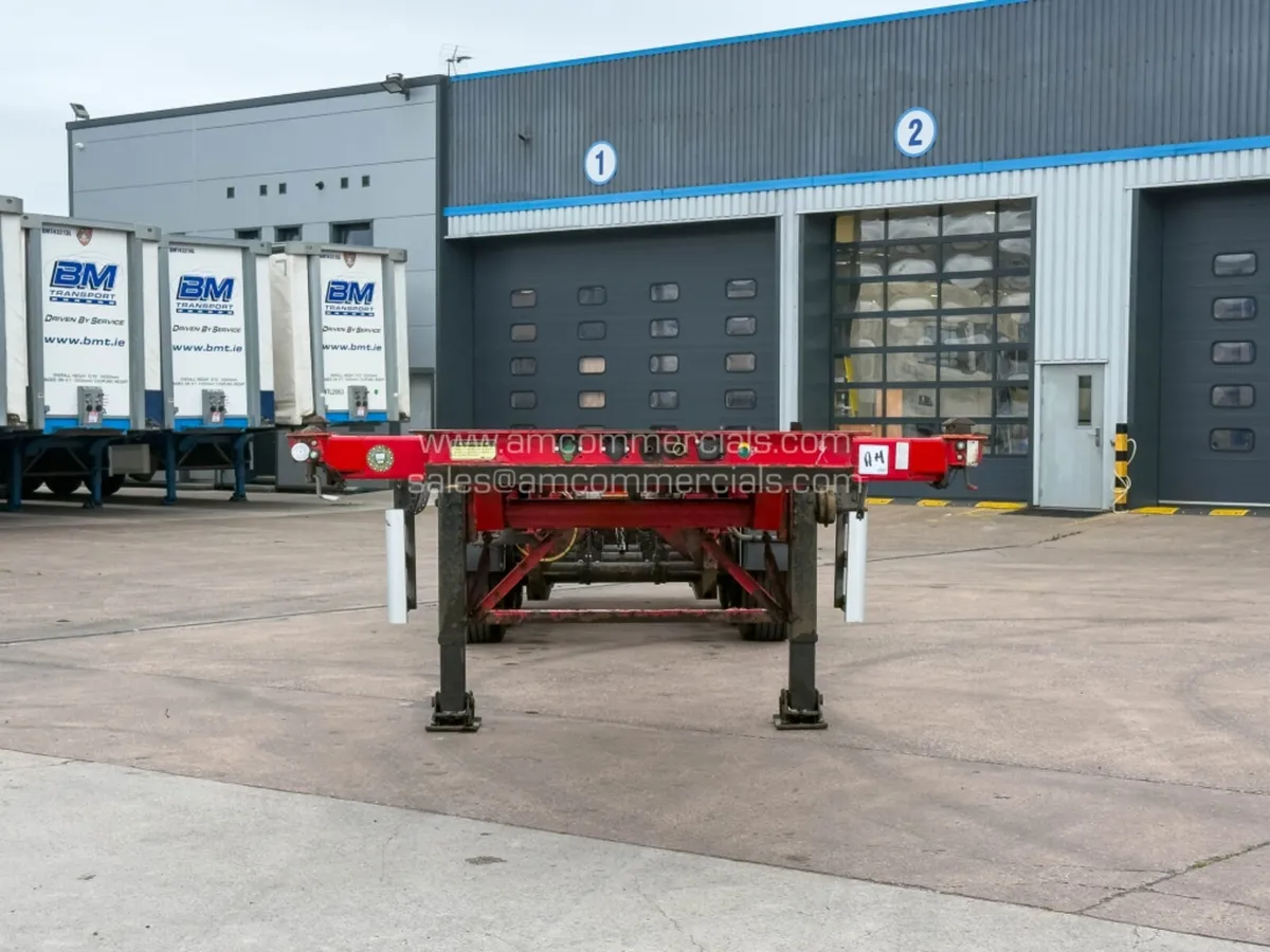 2017 SDC 45FT SLIDING SKELETAL TRAILER - Image 2