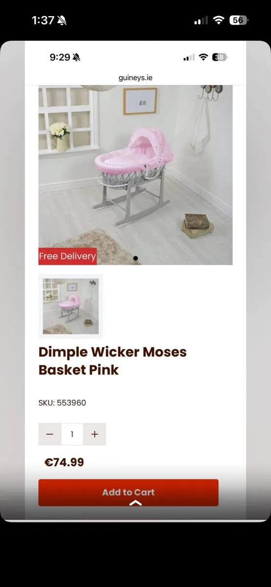 Moses basket - Image 1