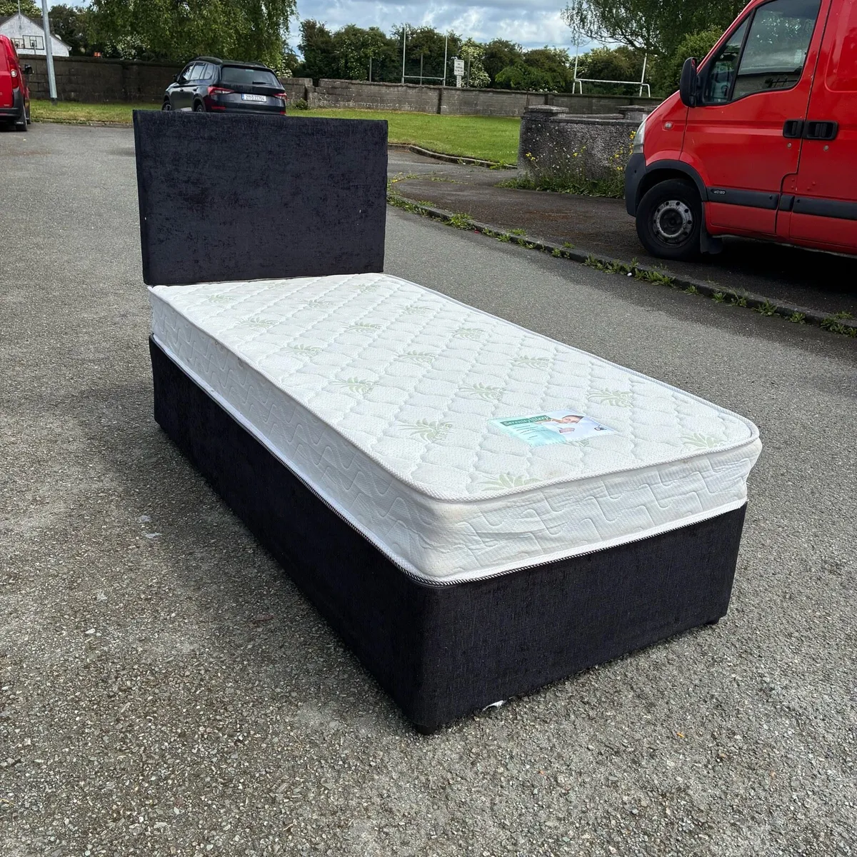 Black Single Bed - Image 3