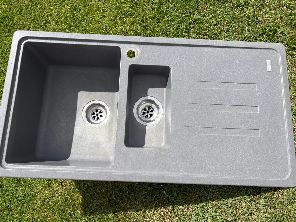 Carron Phoenix grey granite sink - Image 2