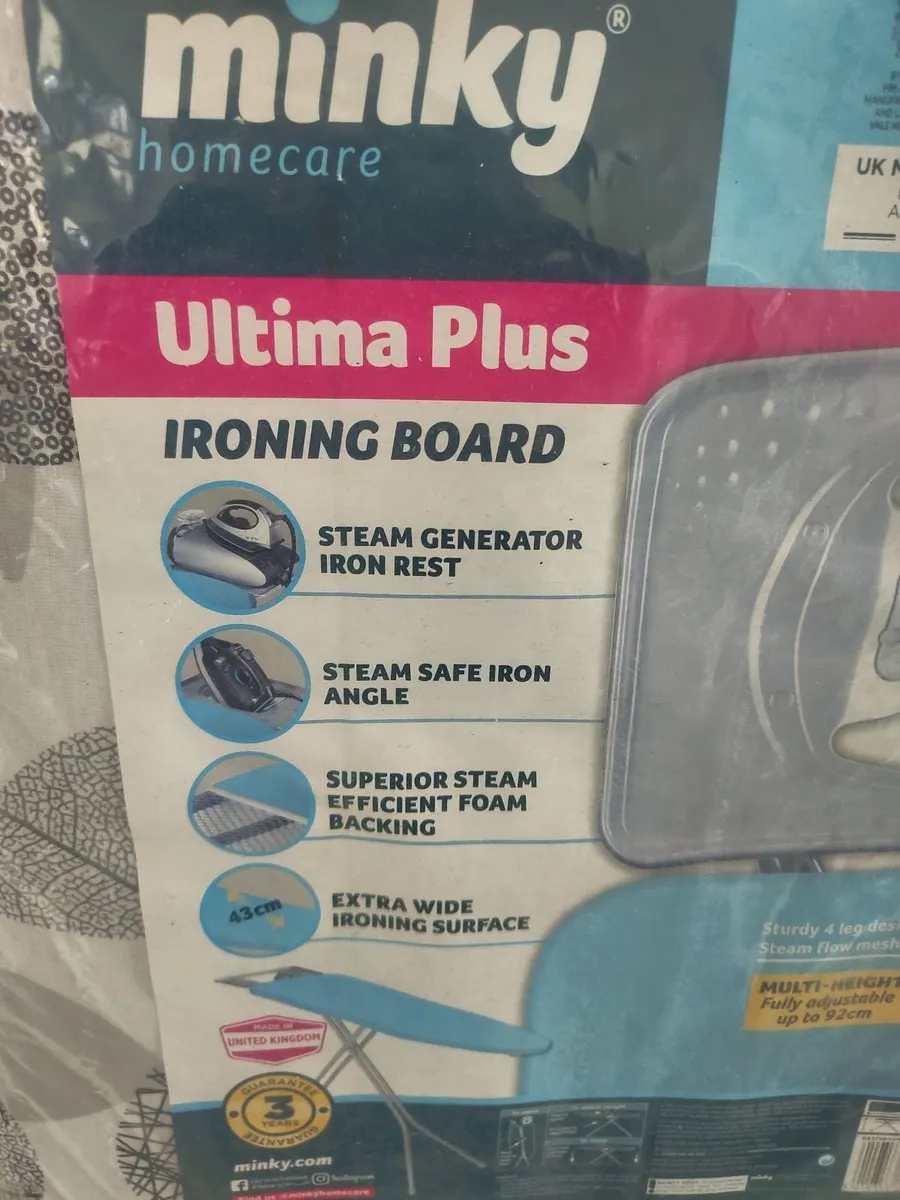 Brand New Minky ultimate plus  Ironing board - Image 2