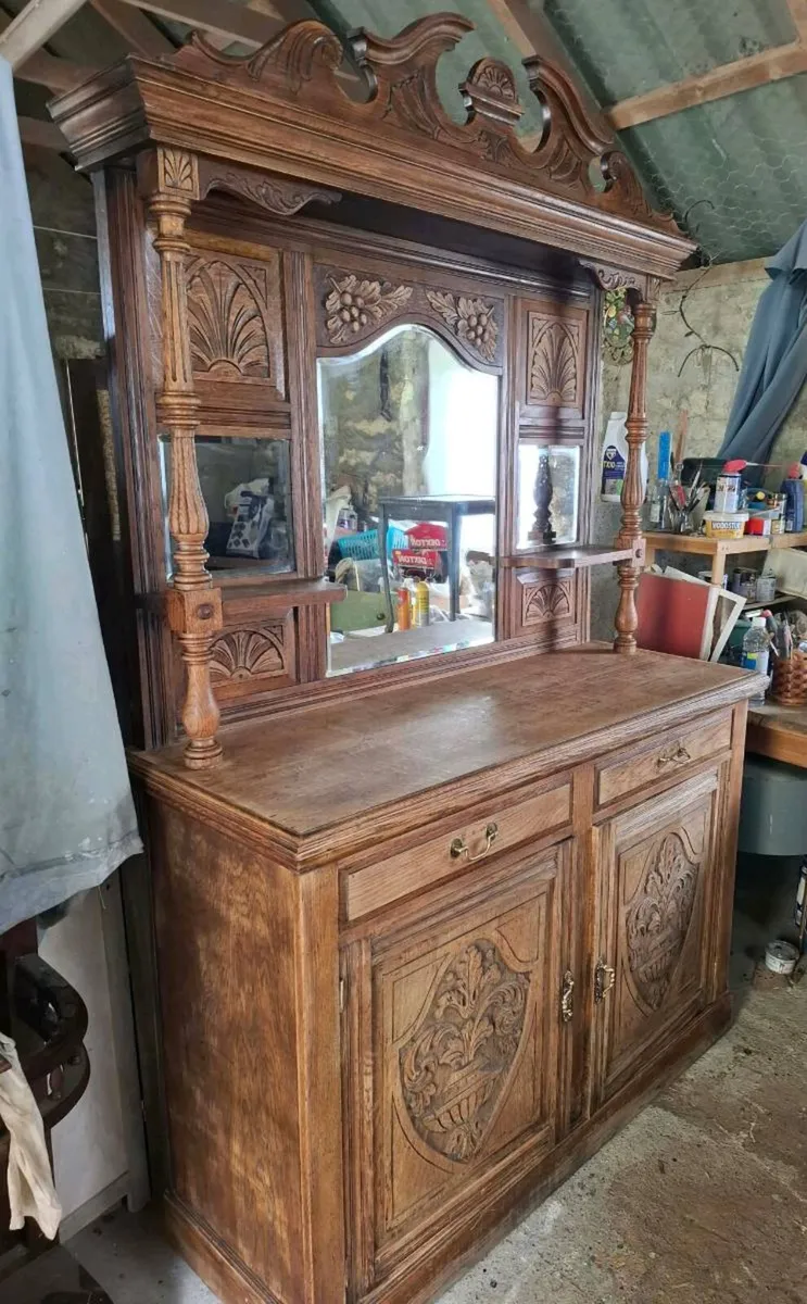 ANTIQUE OAK DRESSER - Image 3