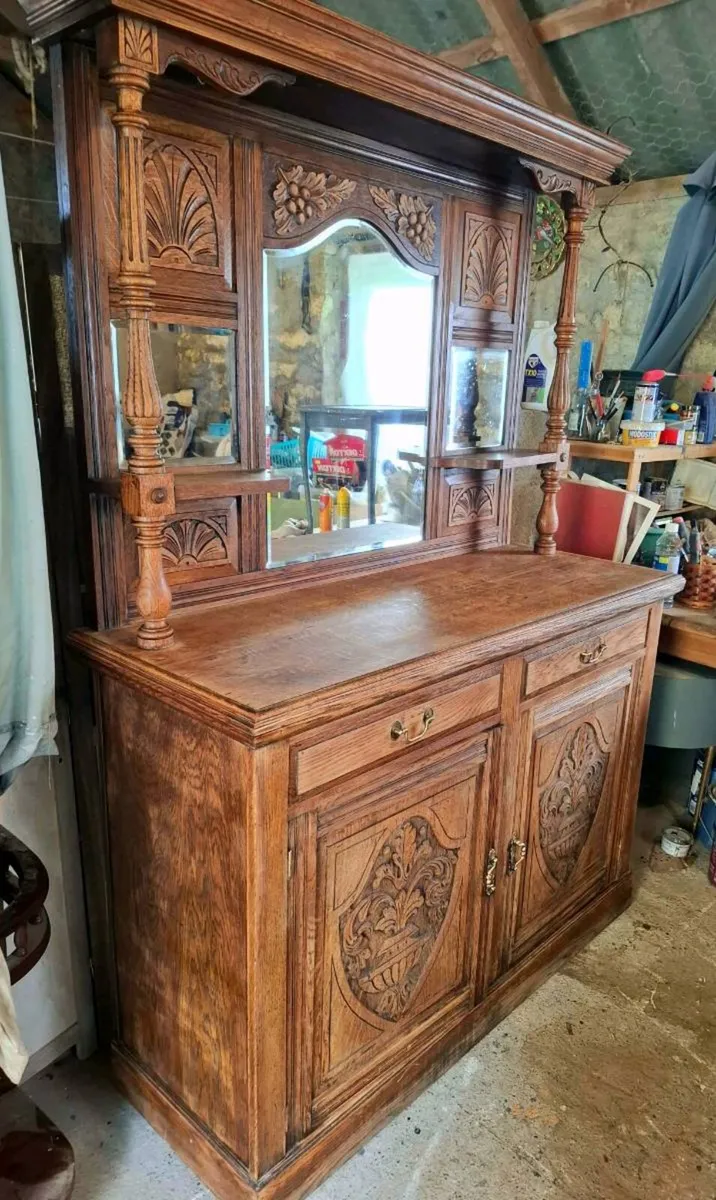 ANTIQUE OAK DRESSER - Image 2