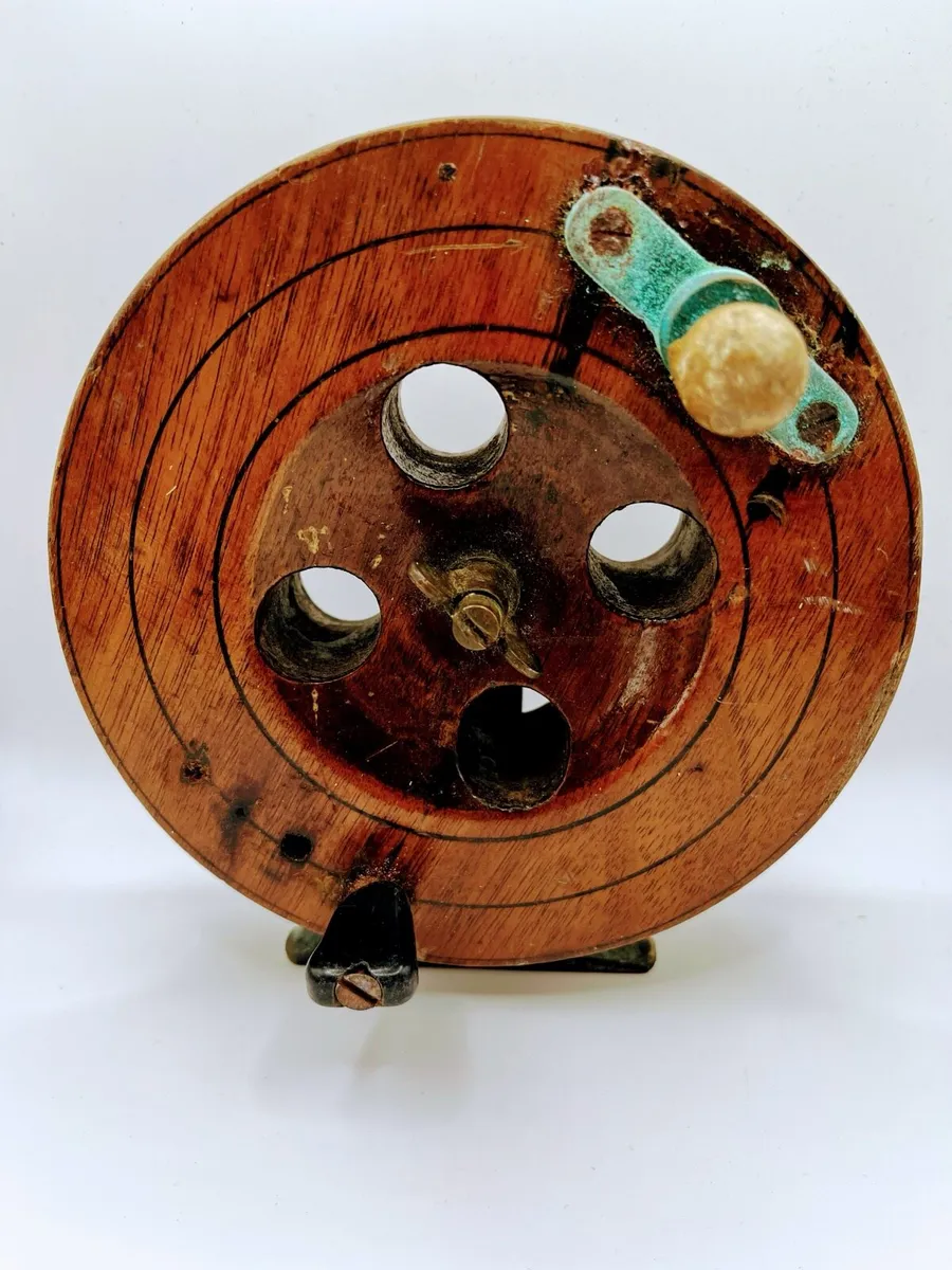 Antique fishing reel - Image 3