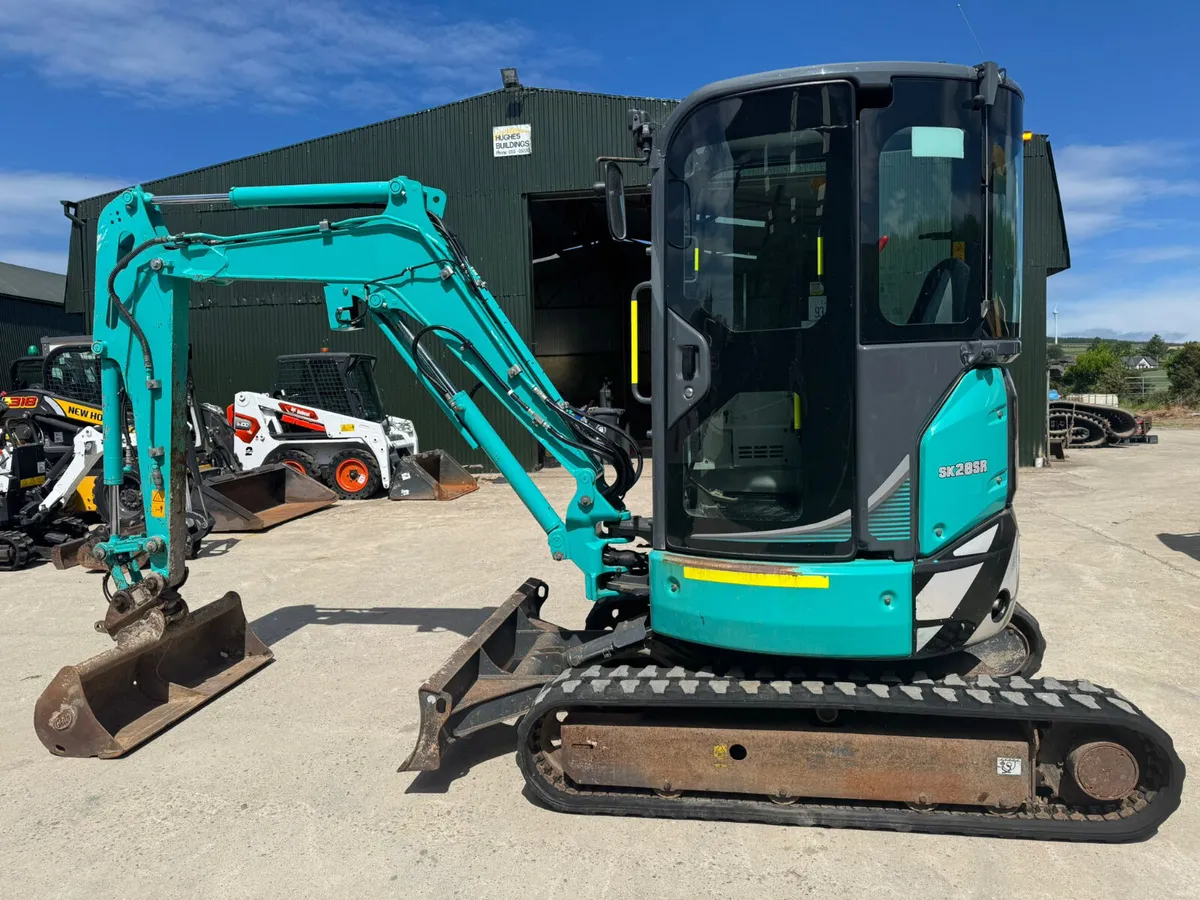 2022 Kobelco SK28SR-6E Mini Digger - Image 2