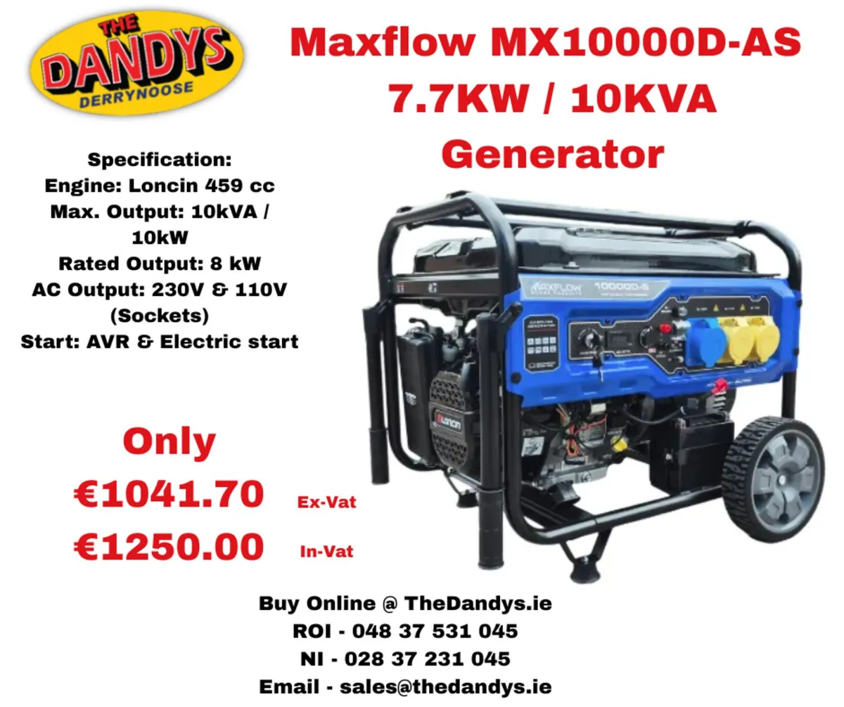 ***Lowest Cost Generators In Ireland*** - Image 3