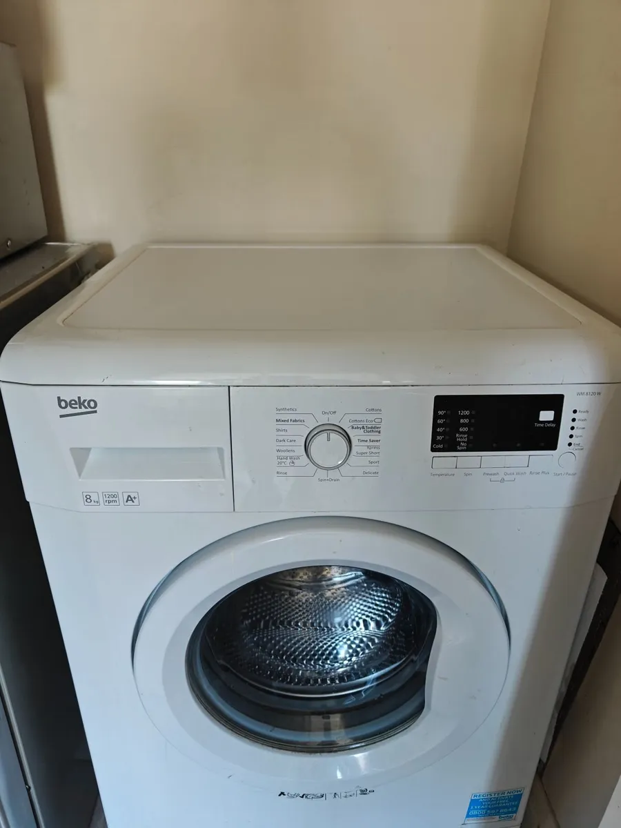 Beko A Rated 8kg Washing Machine - Image 3